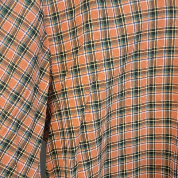 Ralph Lauren Vintage Mens Flannel Check Stripe Button Front Size Large - Picture 4 of 11